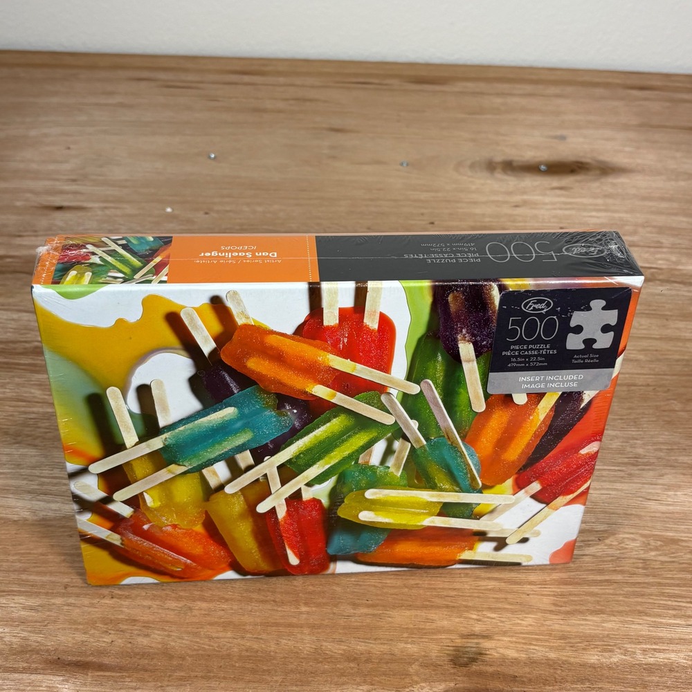 Fred Artist Series Dan Saelinger Ice Pops 500 Piece Jigsaw Puzzle 5274223 New